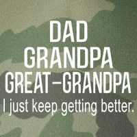 Dad Grandpa Great Grandpa,I Just Keep Getting Better Outfits TShirt Legacy Tie Dye Trucker Hat