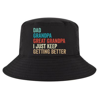 Dad Grandpa Great Grandpa Fathers Day Gift from Grand Cool Comfort Performance Bucket Hat