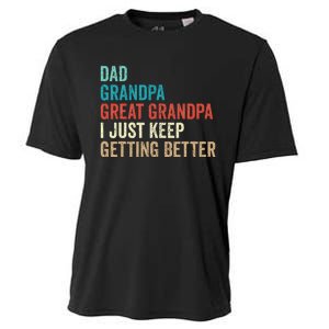 Dad Grandpa Great Grandpa Fathers Day Gift from Grand Cooling Performance Crew T-Shirt