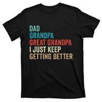 Dad Grandpa Great Grandpa Fathers Day Gift from Grand T-Shirt