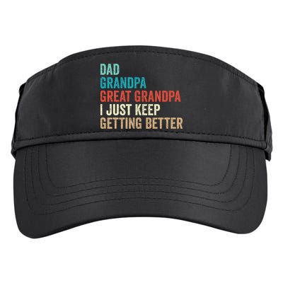 Dad Grandpa Great Grandpa Fathers Day Gift from Grand Adult Drive Performance Visor