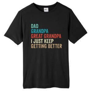 Dad Grandpa Great Grandpa Fathers Day Gift from Grand Tall Fusion ChromaSoft Performance T-Shirt