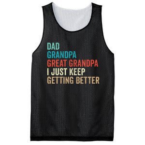 Dad Grandpa Great Grandpa Fathers Day Gift from Grand Mesh Reversible Basketball Jersey Tank