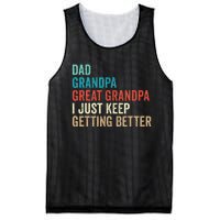 Dad Grandpa Great Grandpa Fathers Day Gift from Grand Mesh Reversible Basketball Jersey Tank