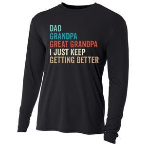 Dad Grandpa Great Grandpa Fathers Day Gift from Grand Cooling Performance Long Sleeve Crew