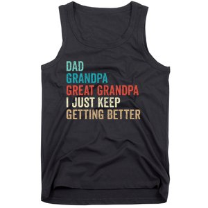 Dad Grandpa Great Grandpa Fathers Day Gift from Grand Tank Top