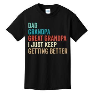 Dad Grandpa Great Grandpa Fathers Day Gift from Grand Kids T-Shirt