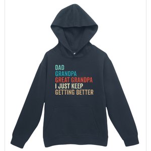 Dad Grandpa Great Grandpa Fathers Day Gift from Grand Urban Pullover Hoodie