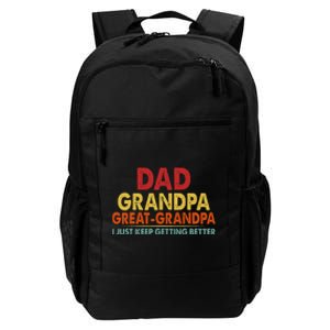 Dad Grandpa Great Grandpa From Grand Daily Commute Backpack