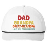 Dad Grandpa Great Grandpa From Grand Snapback Five-Panel Rope Hat