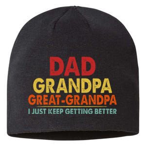 Dad Grandpa Great Grandpa From Grand Sustainable Beanie