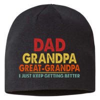 Dad Grandpa Great Grandpa From Grand Sustainable Beanie