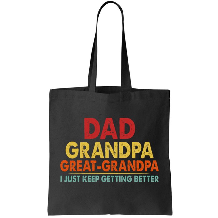 Dad Grandpa Great Grandpa From Grand Tote Bag