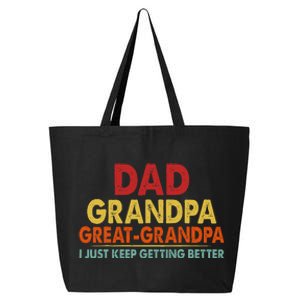 Dad Grandpa Great Grandpa From Grand 25L Jumbo Tote