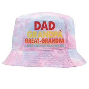 Dad Grandpa Great Grandpa From Grand Tie-Dyed Bucket Hat