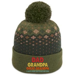 Dad Grandpa Great Grandpa From Grand The Baniff Cuffed Pom Beanie