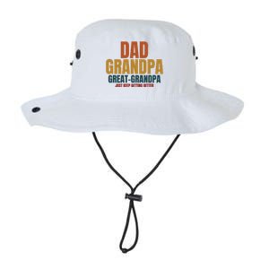 Dad Grandpa Great Grandpa Just Keep Getting Better Legacy Cool Fit Booney Bucket Hat