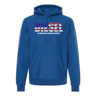 Diesel Great Gift For Mechanics Truckers Premium Hoodie