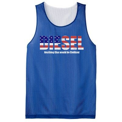 Diesel Great Gift For Mechanics Truckers Mesh Reversible Basketball Jersey Tank