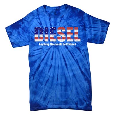 Diesel Great Gift For Mechanics Truckers Tie-Dye T-Shirt