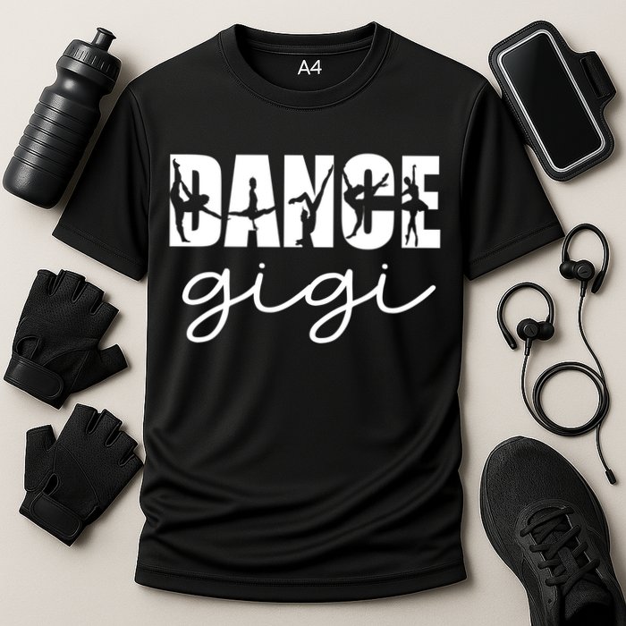 Dance Gigi Grandma Gigi Of A Dancer Dancing Gigi Gift Cooling Performance Crew T-Shirt
