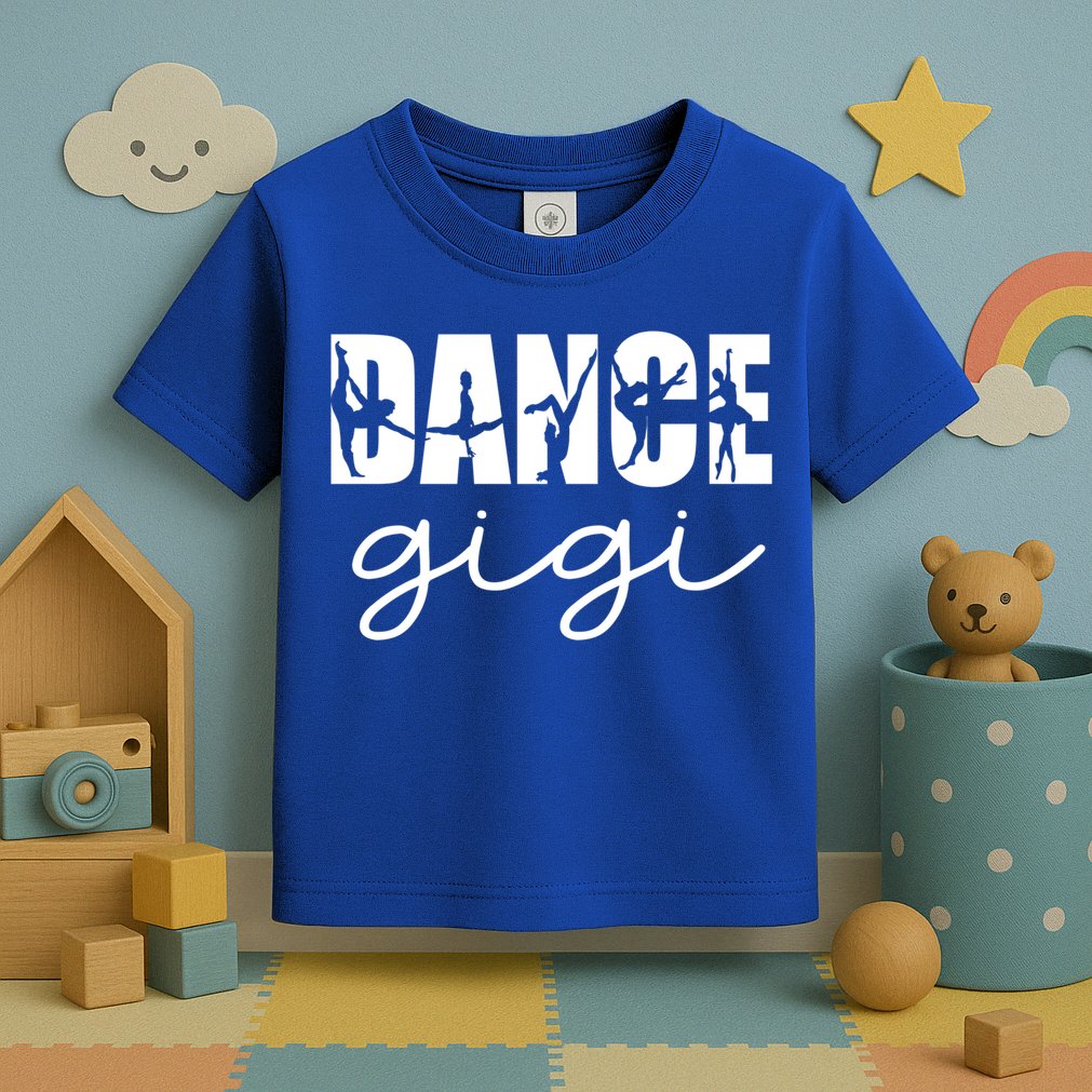 Dance Gigi Grandma Gigi Of A Dancer Dancing Gigi Gift Toddler T-Shirt