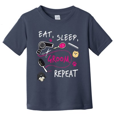 Dog Groomer Gift Funny Dog Grooming Dog Salon Toddler T-Shirt