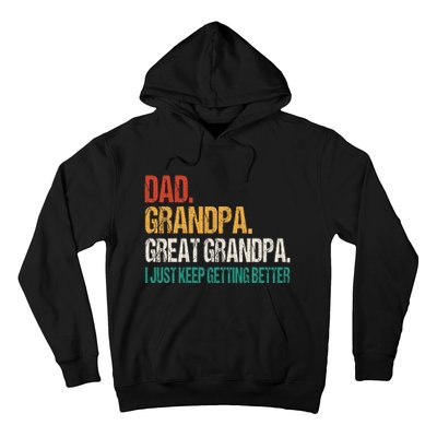 Dad Grandpa Great Grandpa Fathers Day Hoodie