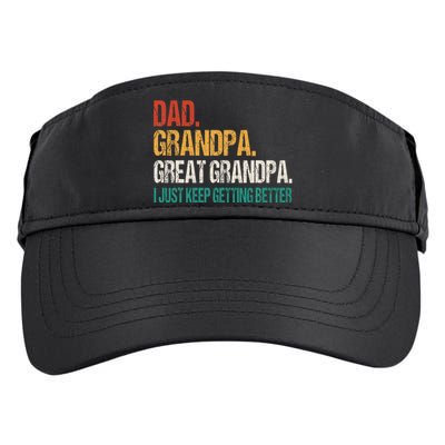 Dad Grandpa Great Grandpa Fathers Day Adult Drive Performance Visor