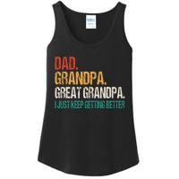 Dad Grandpa Great Grandpa Fathers Day Ladies Essential Tank