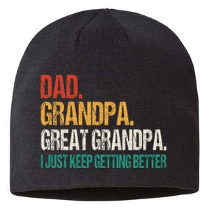 Dad Grandpa Great Grandpa Fathers Day Sustainable Beanie