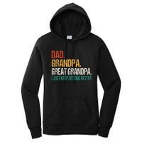 Dad Grandpa Great Grandpa Fathers Day Women's Pullover Hoodie