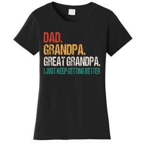 Dad Grandpa Great Grandpa Fathers Day Women's T-Shirt