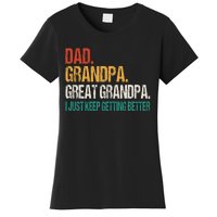 Dad Grandpa Great Grandpa Fathers Day Women's T-Shirt