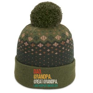 Dad Grandpa Great Grandpa Fathers Day The Baniff Cuffed Pom Beanie