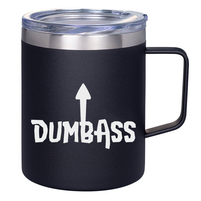 Dumbass Gag Gift Self Deprecating Dumb Ass Arrow Up 12oz Stainless Steel Coffee Mug