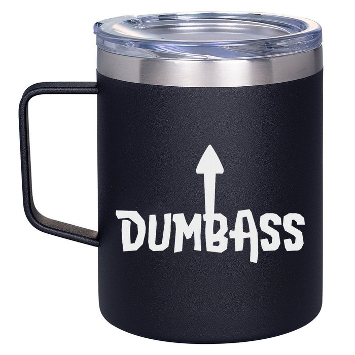 Dumbass Gag Gift Self Deprecating Dumb Ass Arrow Up 12oz Stainless Steel Coffee Mug
