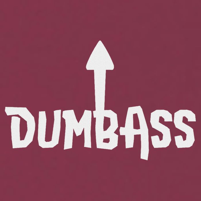 Dumbass Gag Gift Self Deprecating Dumb Ass Arrow Up 16oz Travel Tumbler