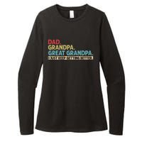 Dad Grandpa Great Grandpa I Just Keep Getting Better Womens CVC Long Sleeve Shirt