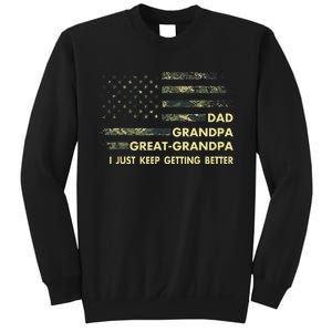 Dad Grandpa Great Grandpa Fathers Day Flag Gift Tee Sweatshirt