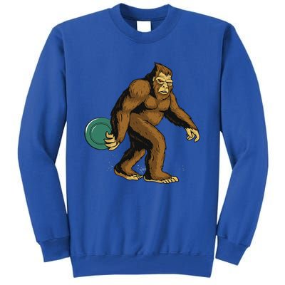 Disc Golf Gifts Bigfoot Disc Golf & WoHalloween Tall Sweatshirt