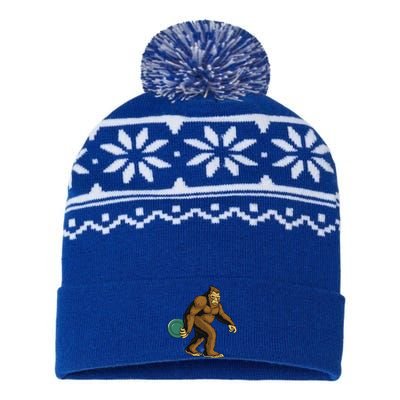 Disc Golf Gifts Bigfoot Disc Golf & WoHalloween USA-Made Snowflake Beanie