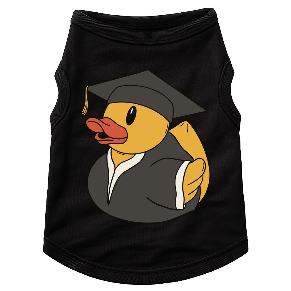 Duck Graduation Gift Doggie Tank