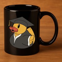 Duck Graduation Gift 11oz C Handle Ceramic Mug