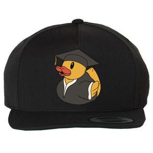 Duck Graduation Gift Wool Snapback Cap