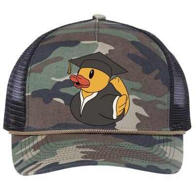 Duck Graduation Gift Retro Rope Trucker Hat Cap