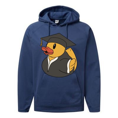 Duck Graduation Gift Performance Fleece Hoodie