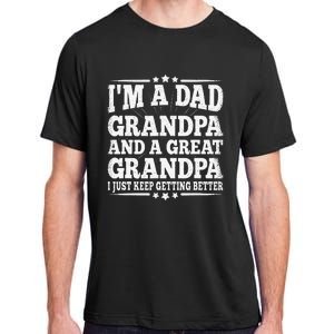 Dad Grandpa Great Grandpa Grandfather Grand Fathers Day Adult ChromaSoft Performance T-Shirt