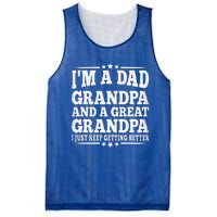 Dad Grandpa Great Grandpa Grandfather Grand Fathers Day Mesh Reversible Basketball Jersey Tank