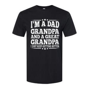 Dad Grandpa Great Grandpa Grandfather Grand Fathers Day Softstyle CVC T-Shirt